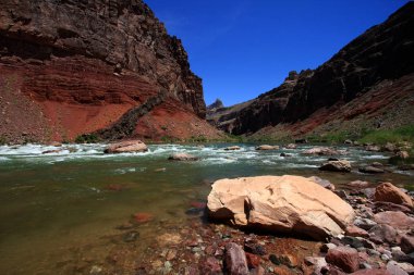 Hance Rapids in the Grand Canyon. clipart