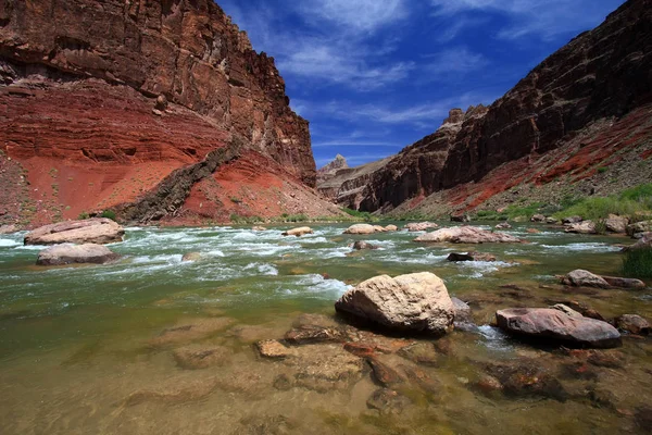 Büyük Kanyon'da Hance Rapids. — Stok fotoğraf