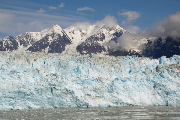 Hubbardgletscher und Ernüchterungsbucht, alaska. — Stockfoto