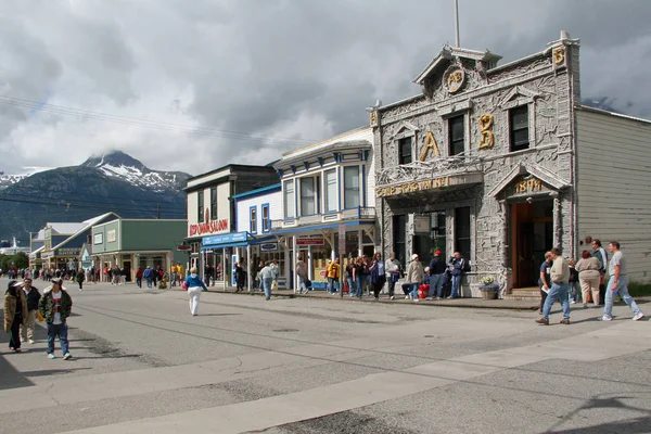 Skagway, pueblo en Alaska, Estados Unidos . — Foto de Stock