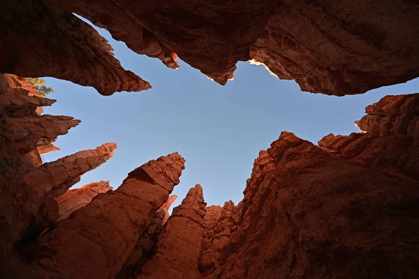 D'imposantes formations rocheuses de hoodoo de Bryce Canyon . — Photo