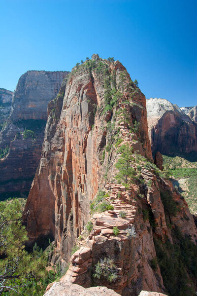 Ангелы, высадившиеся в национальном парке Зайон, Юта
.