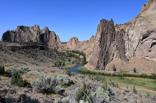 Smith Rock State Park Oregon. — Foto de Stock