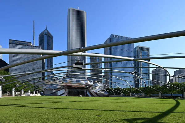 Pabellón Jay Pritzker en Millennium Park, Chicago . — Foto de Stock