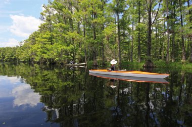 Florida Fisheating Creek 'te bayan kanocu..