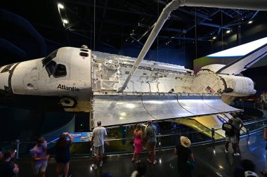 Atantis uzay mekiği Kennedy Uzay Merkezi, Florida 'da sergi ve müze.
