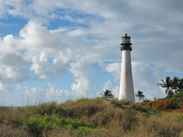 Maják Cape Florida na Key Biscaynre, Florida. — Stock fotografie
