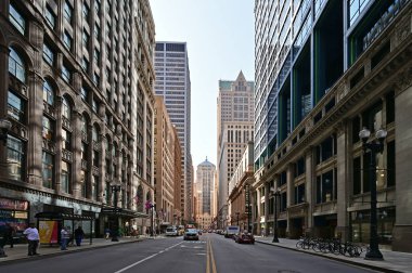 Chicago, Illinois 'deki La Salle Caddesi..