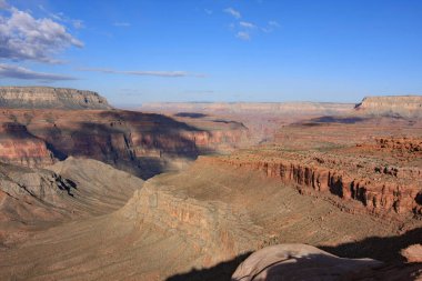 Arizona, Grand Canyon Ulusal Parkı 'ndaki Sürpriz Vadi Manzarası.