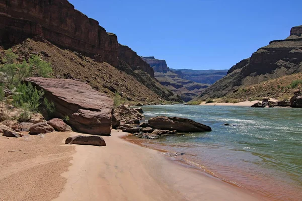 Colorado River und Granitenge im Grand Canyon Nationalpark, Arizona. — Stockfoto