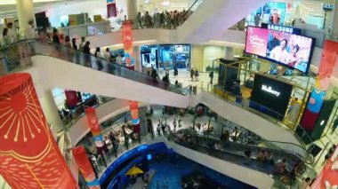 3 Şubat 2019. Bangkok. Timelapse alışveriş merkezlerinden birinde vurdu