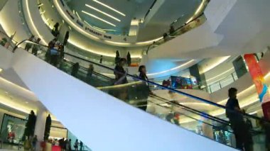 3 Şubat 2019. Bangkok. Timelapse alışveriş merkezlerinden birinde vurdu