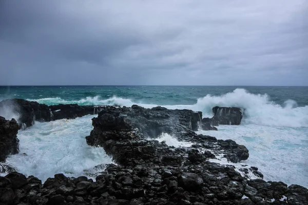 Olas Tormenta Mar Negro — Foto de Stock