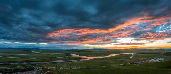 Beautiful Sunset River — Stock Photo, Image