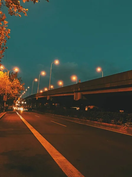 Asfalto Carretera Ciudad — Foto de Stock