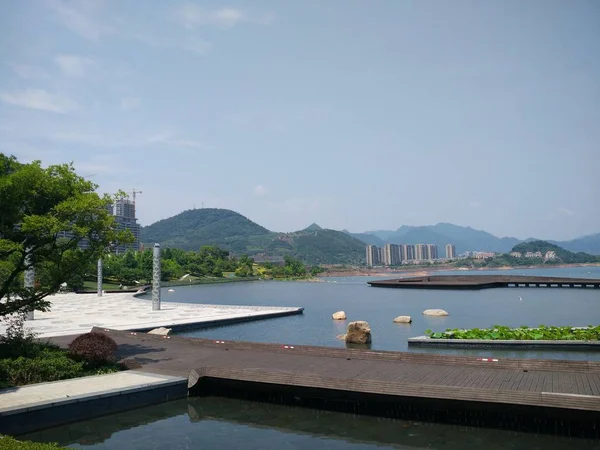 Vista Desde Río Parque — Foto de Stock