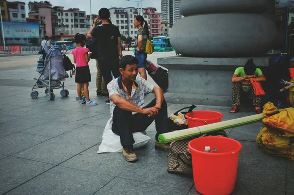 Gente Calle Tailandia — Foto de Stock