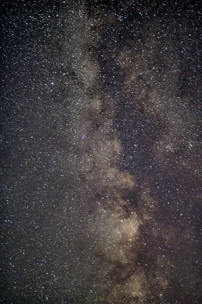 Estrellas Centelleantes Nebulosa Espacial Cielo Nocturno Estrellado Astrofotografía — Foto de Stock