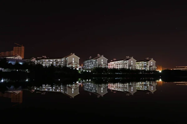 Ciudad Lunar Por Noche Uae — Foto de Stock