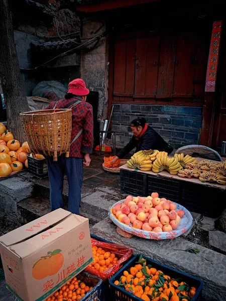 Venta Hortalizas Mercado — Foto de Stock