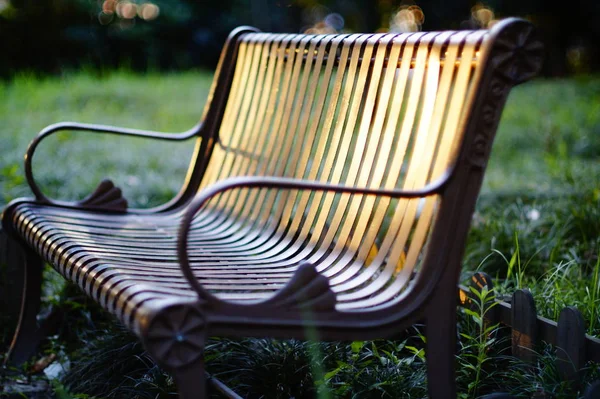 vintage chair in the park