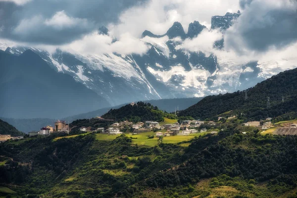 Vista Las Montañas Del Cáucaso — Foto de Stock