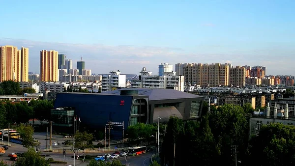 Vista Aérea Ciudad — Foto de Stock