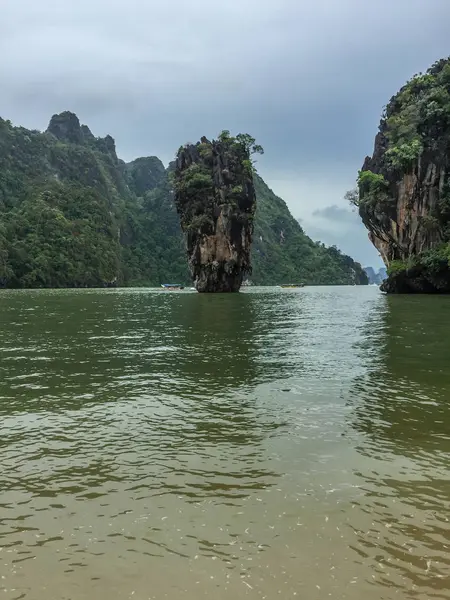Vista Desde Río Del Mar Tailandia — Foto de Stock