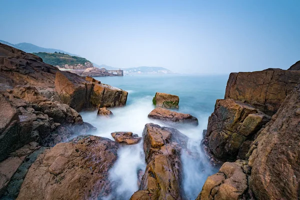 Vista Sobre Costa Del Mar — Foto de Stock