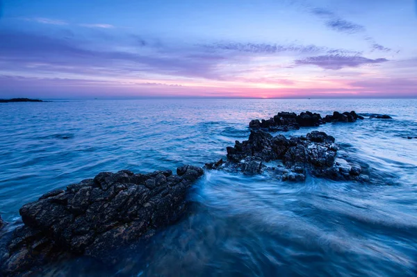 Sunset Coast Ocean — Stock Photo, Image