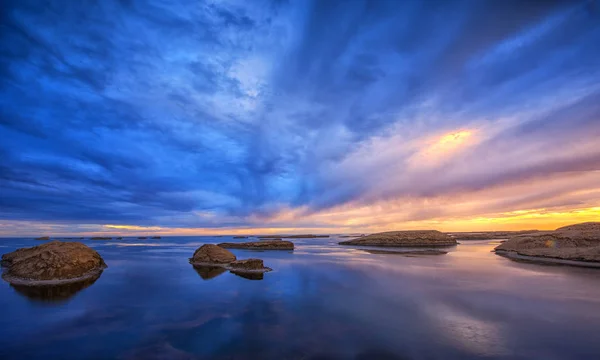 Beautiful Sunset River — Stock Photo, Image