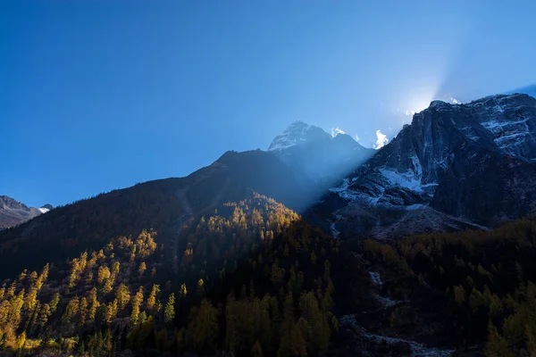 Hermoso Amanecer Las Montañas — Foto de Stock