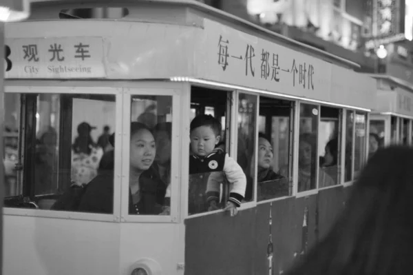 stock image children's hand in the train station