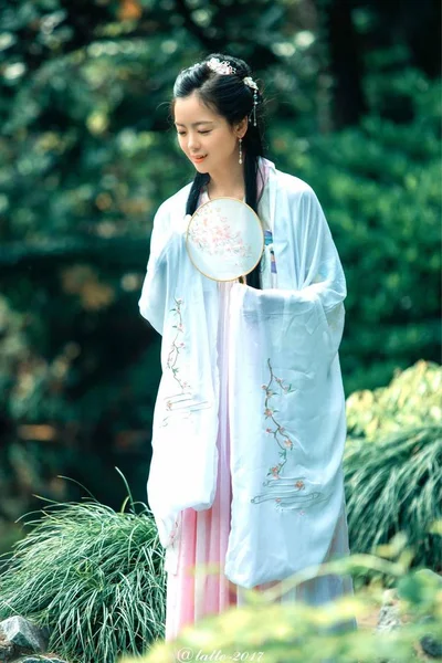 Beautiful Asian Woman Traditional Thai Costume — Stock Photo, Image