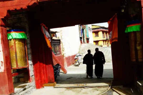 Templo Chino Tradicional Katmandú Nepal — Foto de Stock