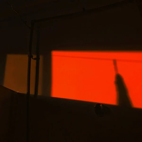 photo of a projector screen