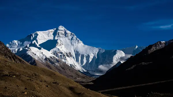 Paisaje Montaña Tíbet Durante Día — Foto de Stock