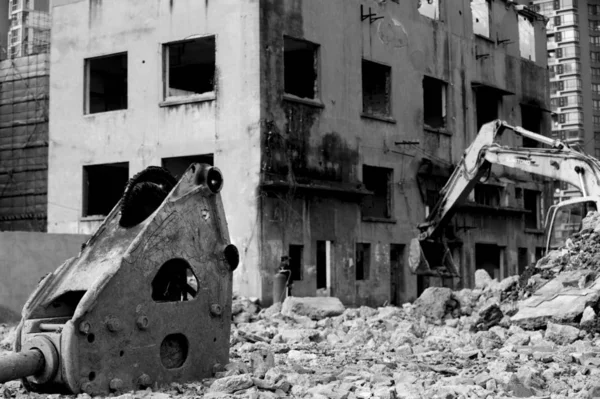 Viejo Edificio Abandonado Una Fábrica — Foto de Stock