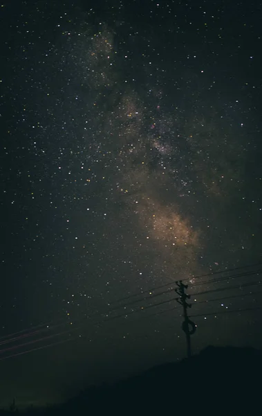 Ciel Nocturne Avec Étoiles Atmosphère — Photo