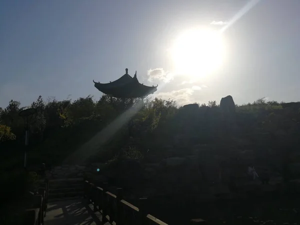 beautiful chinese landscape in the morning