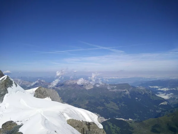 Snow view in the Alps