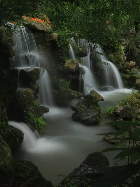 Bela Vista Cachoeira Floresta — Fotografia de Stock