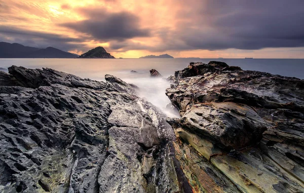 Pintoresca Vista Del Hermoso Paisaje Marino — Foto de Stock