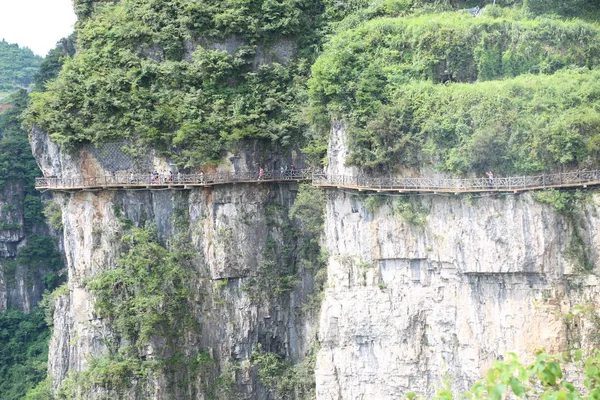 Vista Las Montañas Con Hierba Verde — Foto de Stock