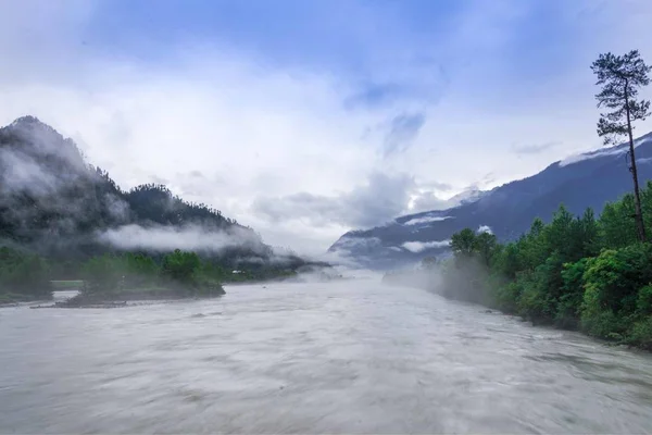 Hermoso Paisaje Montaña Fondo — Foto de Stock