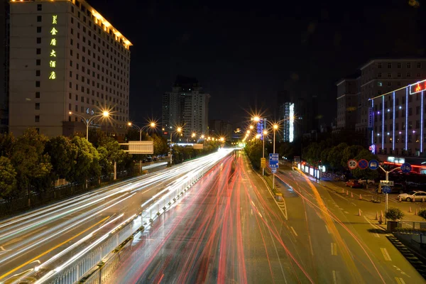 stock image auto traffic on modern city streets