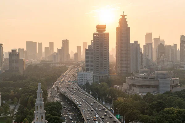 近代的な街並み 都市背景 — ストック写真