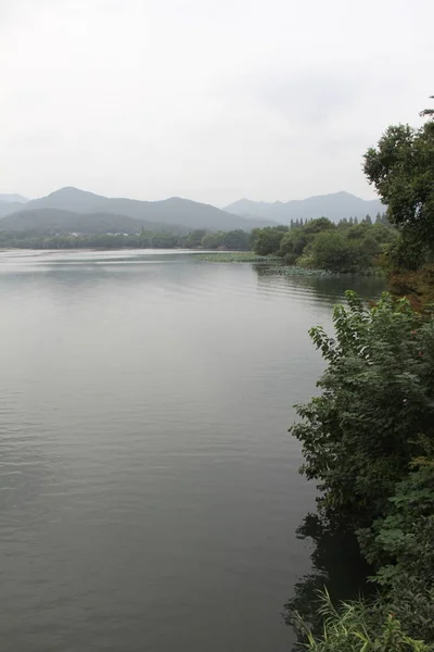 Lago Río Por Mañana — Foto de Stock