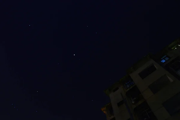 Estrellas Centelleantes Nebulosa Espacial Cielo Nocturno Estrellado Astrofotografía — Foto de Stock