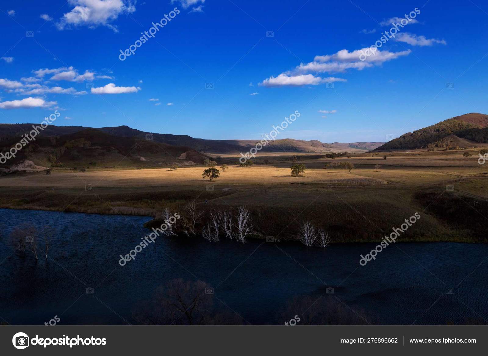 Sunset River Desert Stock Photo Image By C Imaginechina Tuchong